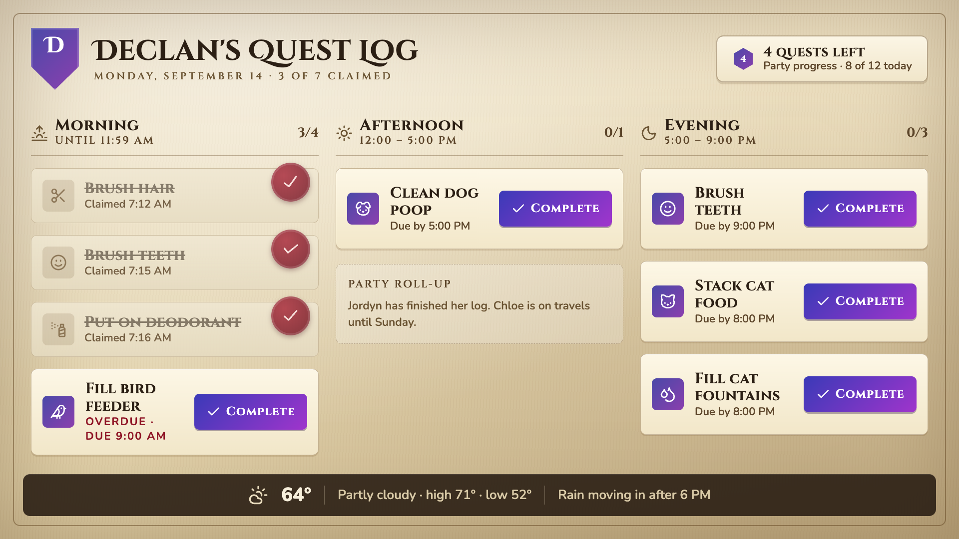 Quest Log