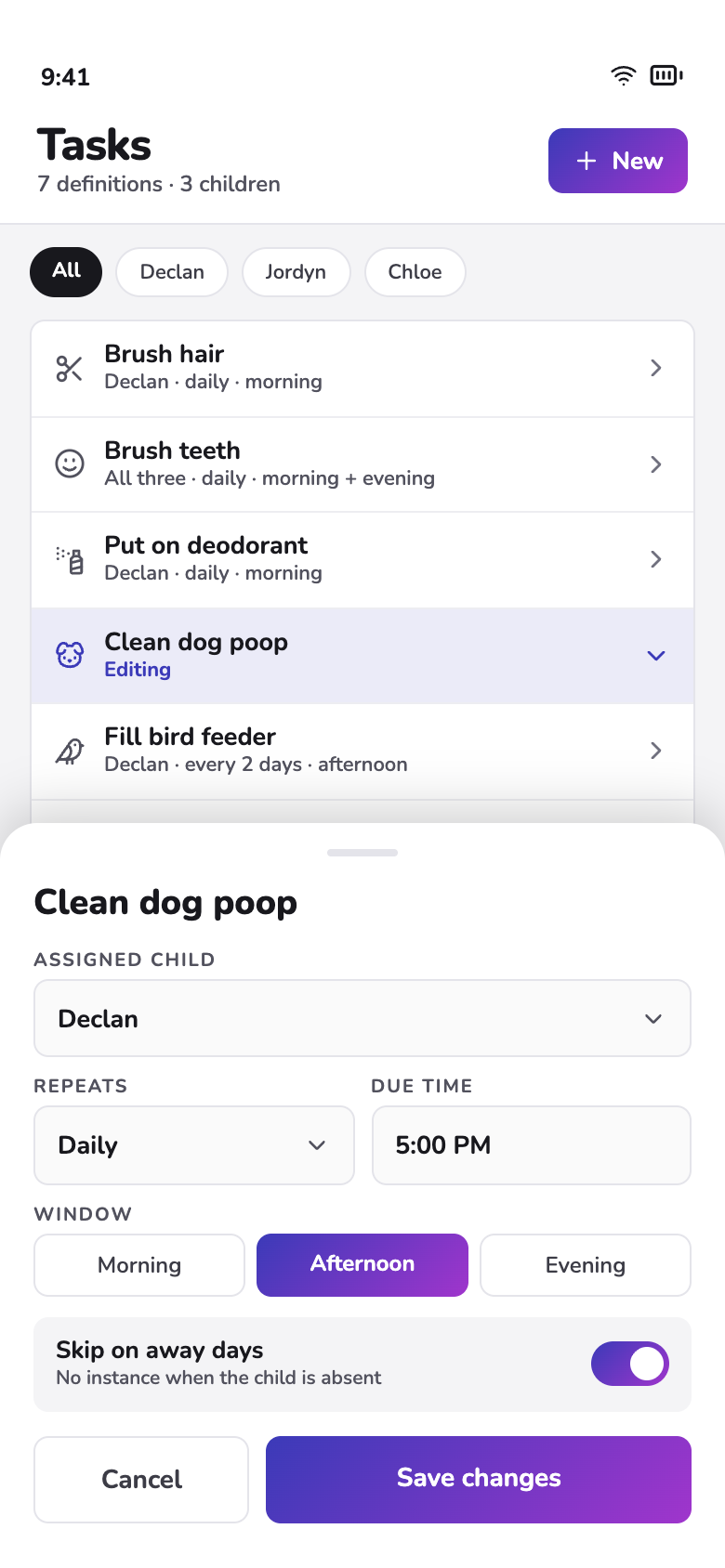 Tasks